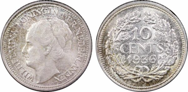 10 cent 1936 MS65