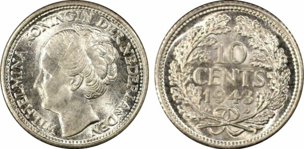 10 cent 1943 P (Philadelphia) MS64 PCGS