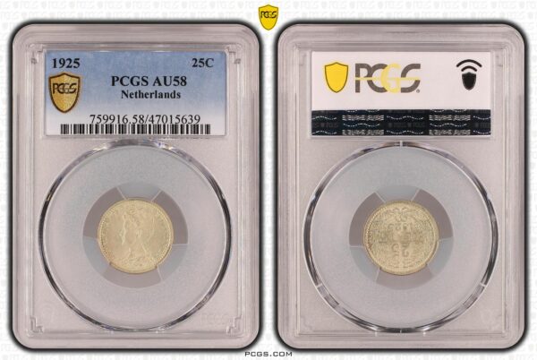 25 cent 1925 AU58 PCGS
