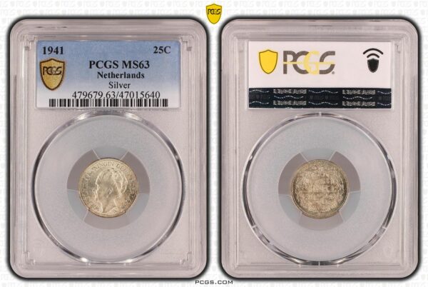 25 cent 1941 MS63 PCGS