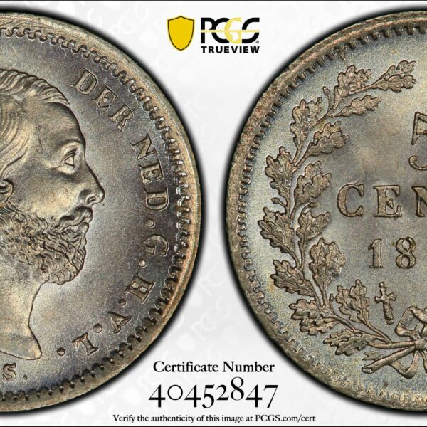 5 cent 1850 PCGS MS66