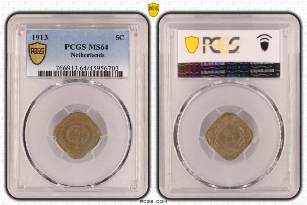 5 cent 1913 PCGS MS64