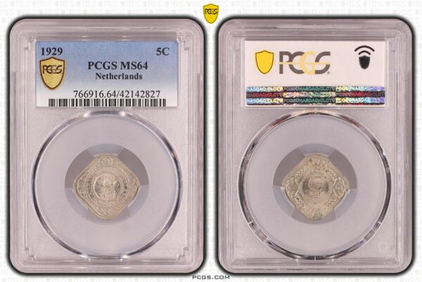 5 Cent 1929 MS64 PCGS