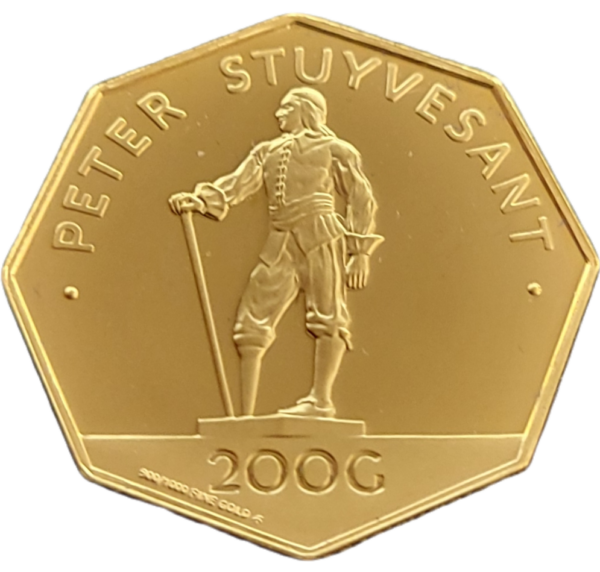 Gouden 200 Gulden 1977 7.55 gram Nederlandse Antillen front