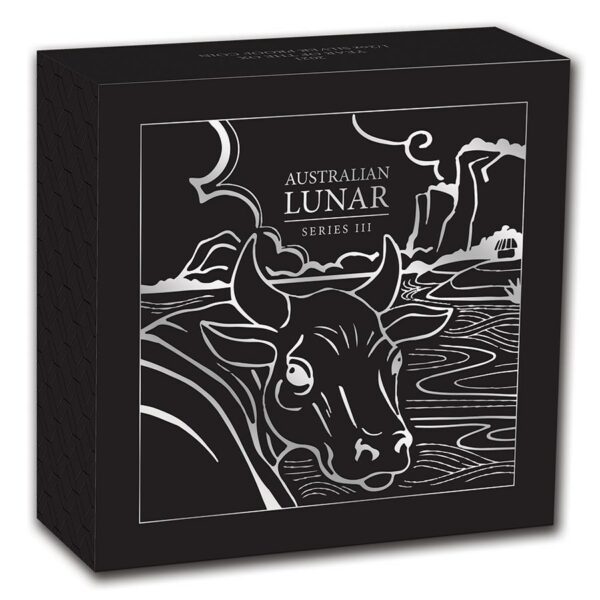 Lunar III 0.5 oz 2021 Ox proof doos