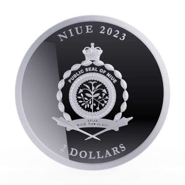 Niue Icon Silver Coin 1 oz 2023 back