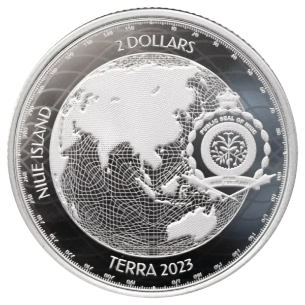 Niue Terra Silver Coin 1 oz 2023 front 1