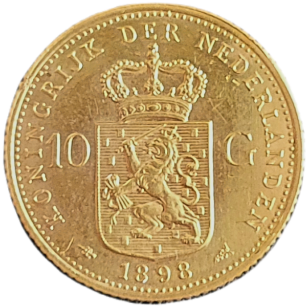 10 Gulden 1898 P Pander zonder punt