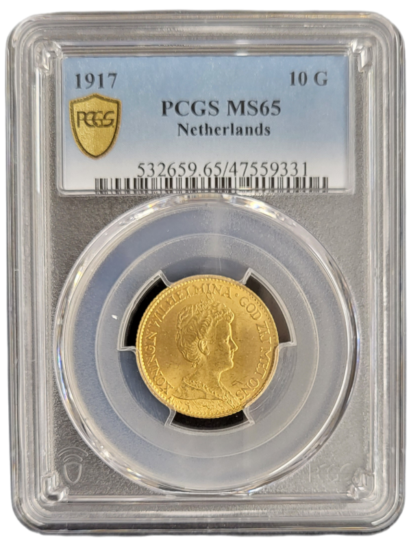 10 gulden 1917 MS65