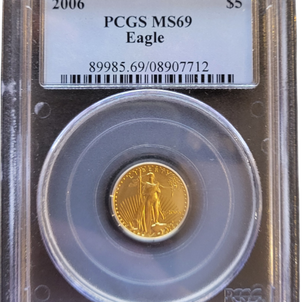 american eagle 1/10 oz 2006 pcgs