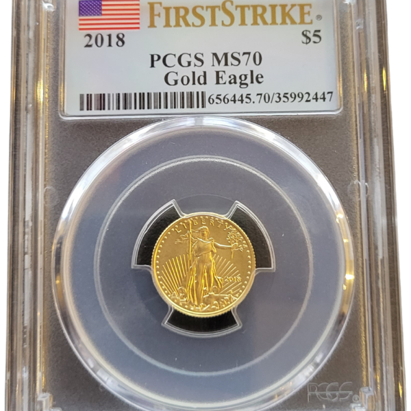 American Eagle 1/10 oz 2018 PCGS