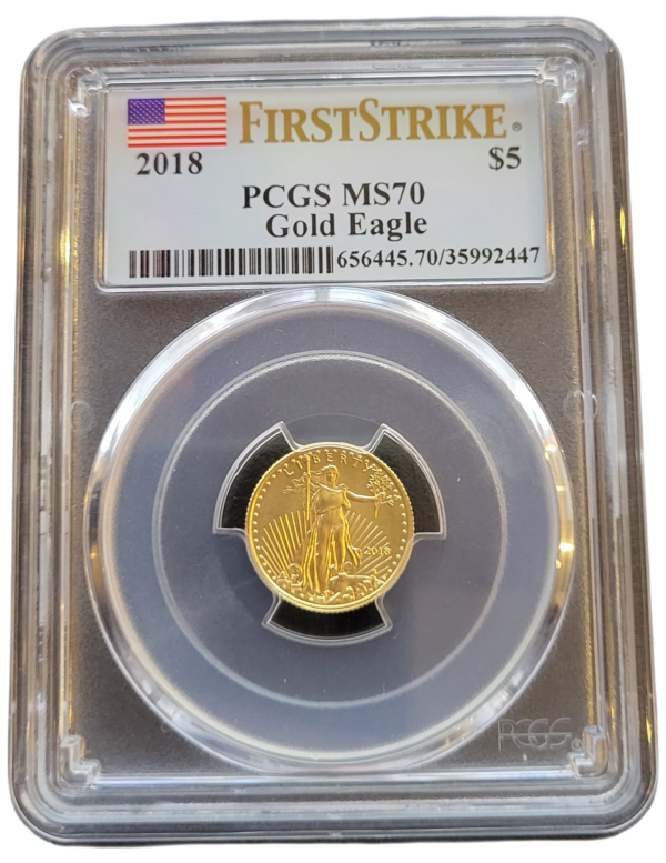 American Eagle 1/10 oz 2018 PCGS