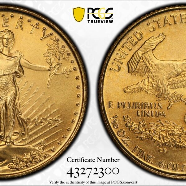 American Eagle 1997 MS69 PCGS