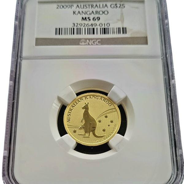 Gouden 1/4 oz 2009 Kangaroo MS69