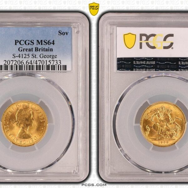 Gouden Sovereign 1968 MS64 PCGS