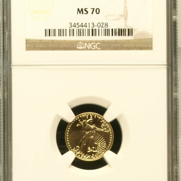 Gouden American Eagle 1/10 oz 2010 NGC MS70