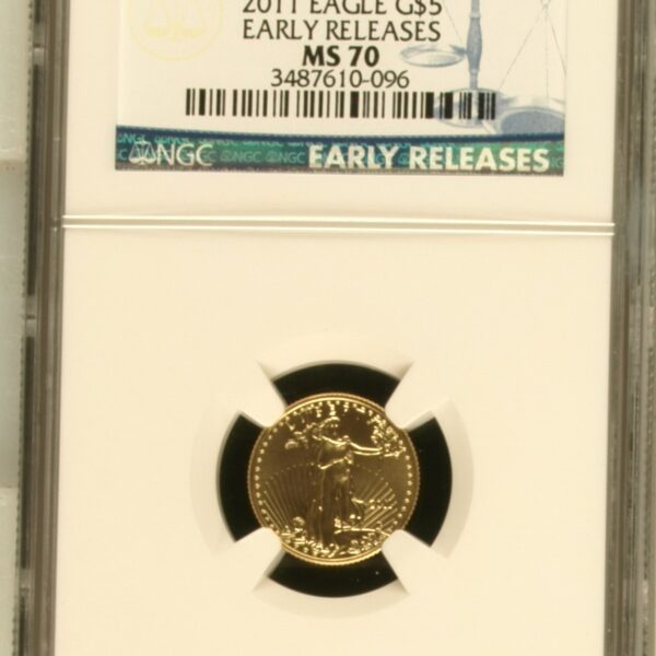 American Eagle 1/10 oz 2011 NGC MS70