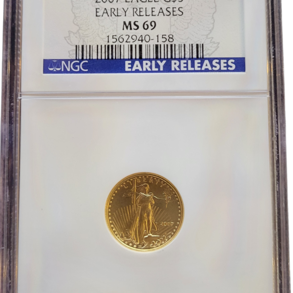 american eagle 1/10 oz 2007