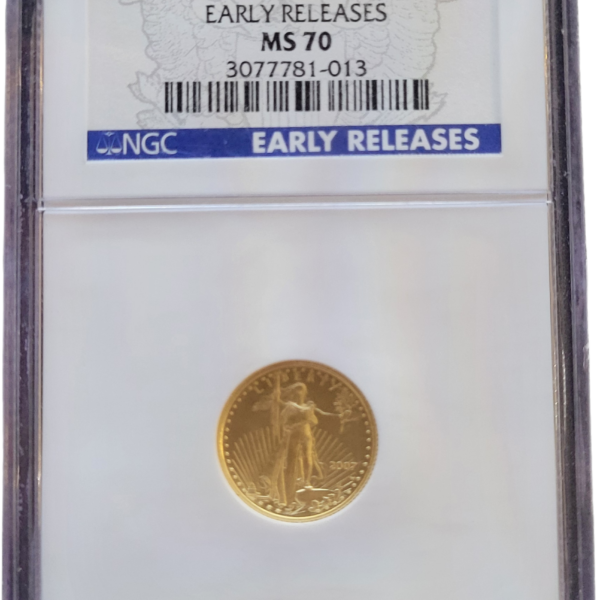 american eagle 1/10 oz 2007 w