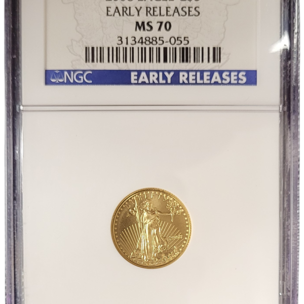 american eagle 1/10 oz 2008