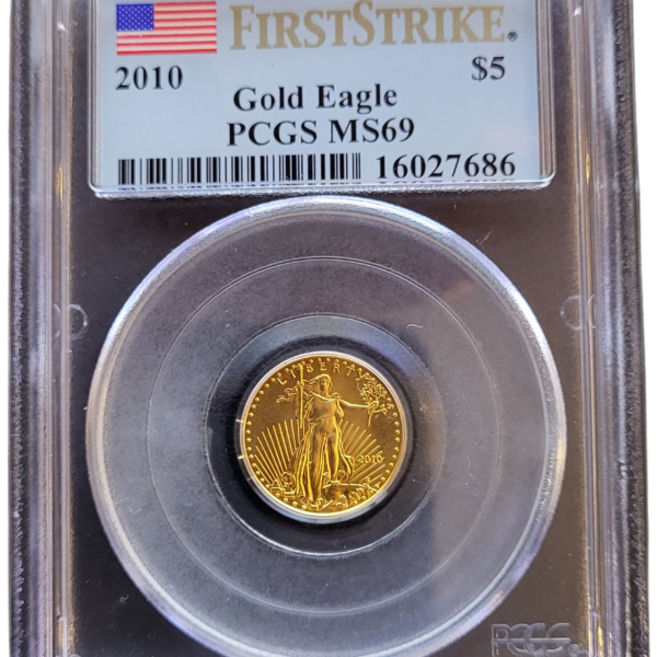 american eagle 1/10 oz 2010 pcgs