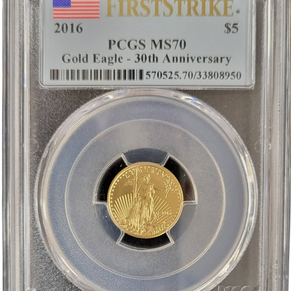 american eagle 1/10 oz 2016 PCGS