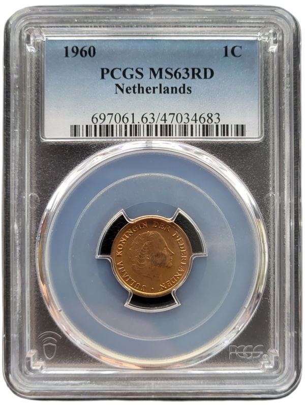 1 cent 1960 MS63 RD