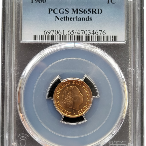 1 cent 1960 MS65 RD