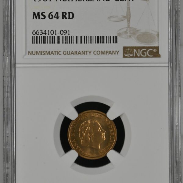 1 cent 1961 MS64 rd NGC