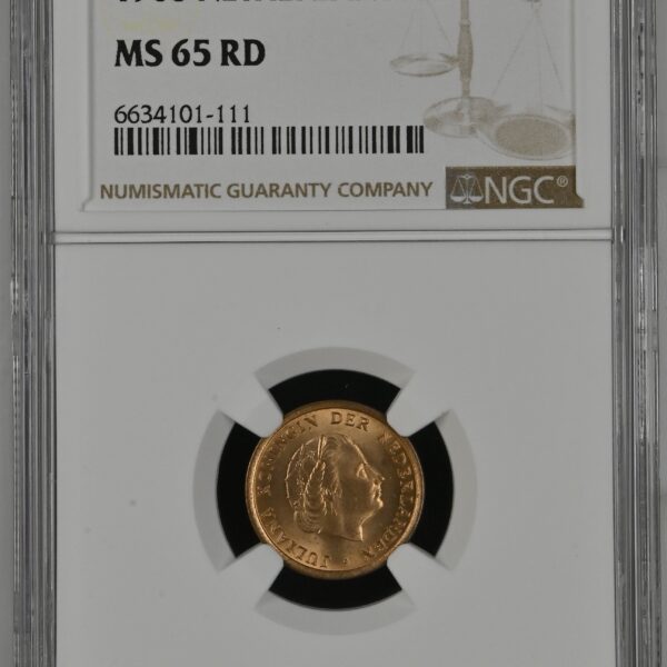 1 cent 1968 MS65 RD NGC