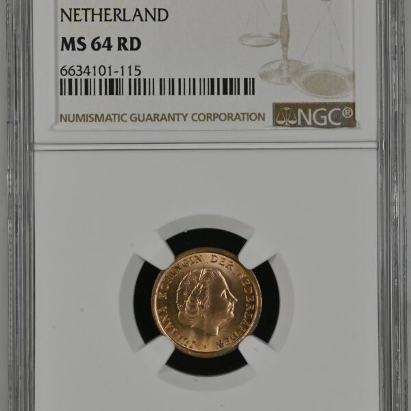 1 cent 1969 haan ms64 rd NGC