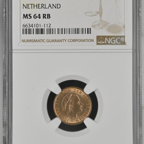 1 cent 1969 vis ms64 rb NGC