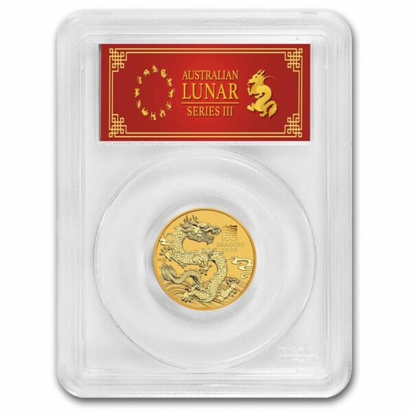 1/4 oz 2024 Year of the Dragon PCGS