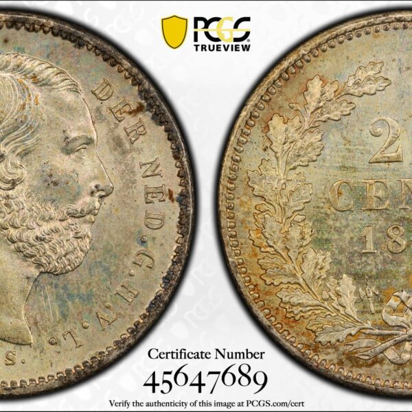 25 cent 1889 MS64 PCGS