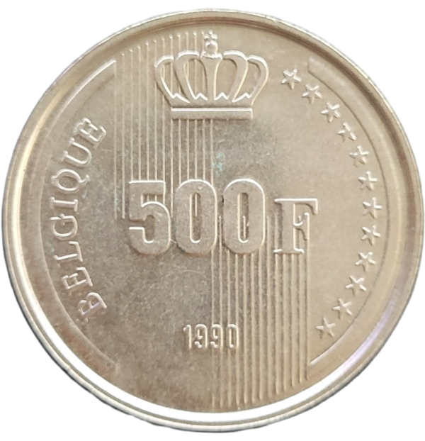 Zilveren 500 Frank 1990