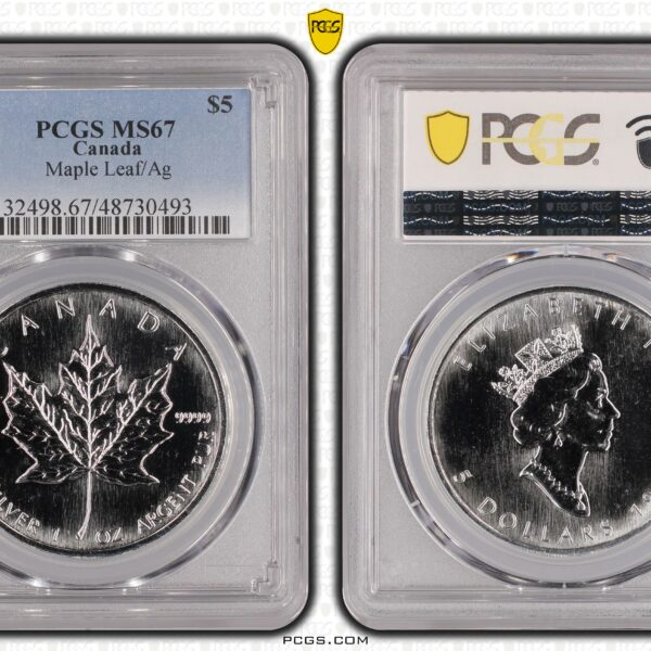 Maple Leaf 1993 PCGS MS67