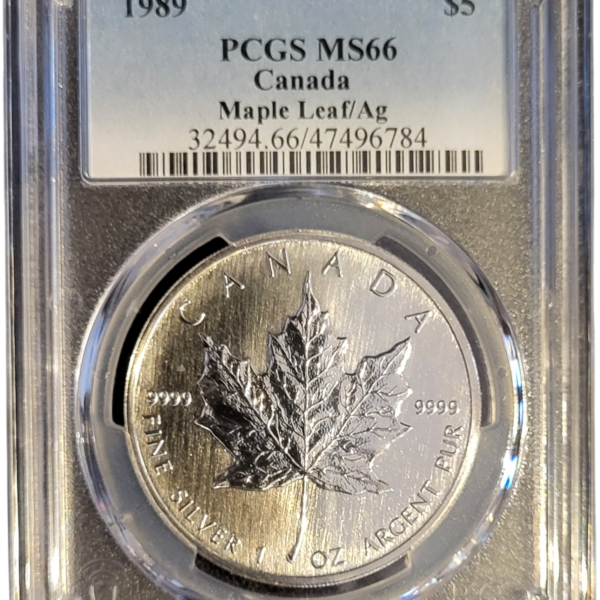 Maple Leaf 1989 PCGS MS66