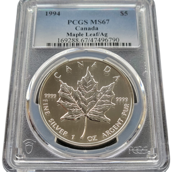 Maple Leaf 1994 PCGS MS67