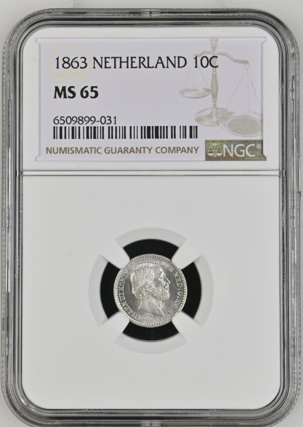 10 cent 1863 MS65