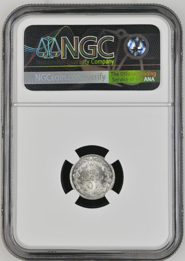 NGC 10 cent 1863 MS65