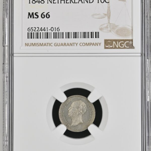 10 cent 1848 MS66 NGC