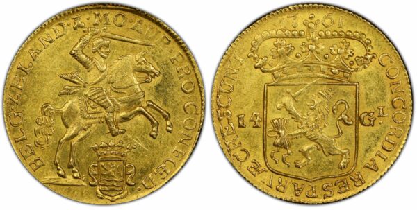 Zeeland Gouden rijder 1761 MS61