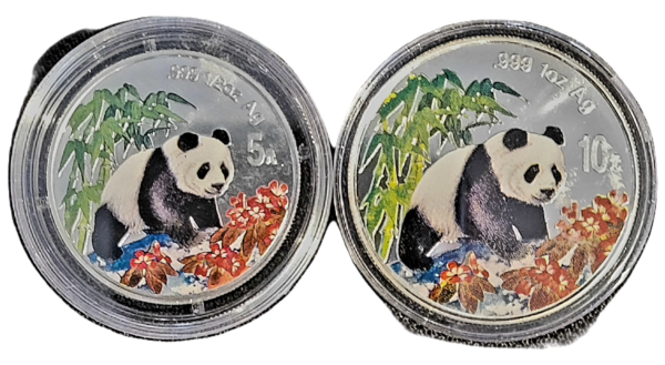 Chinese Panda 1997 gekleurd