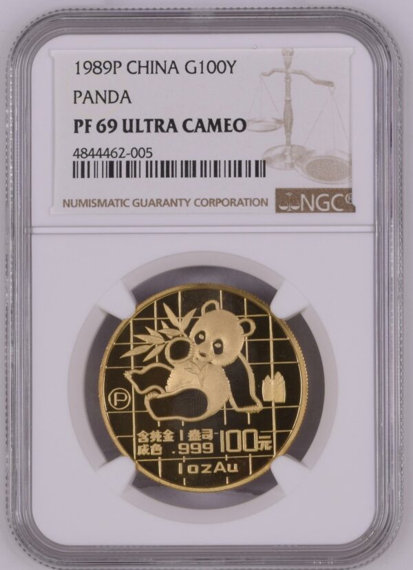 Panda 1 oz 1989 PF69