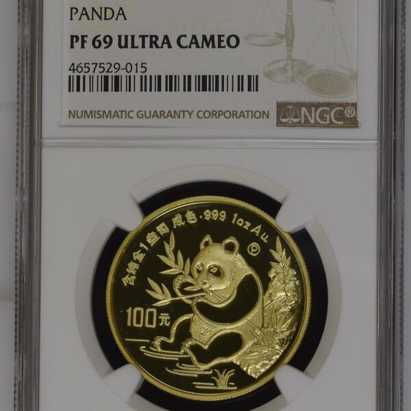 Panda 1 oz 1991 PF69 UCAM