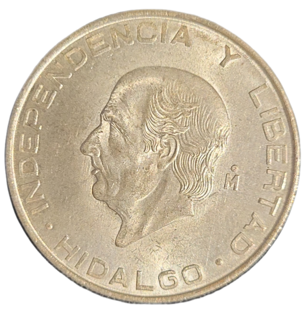 zilveren 5 Pesos back