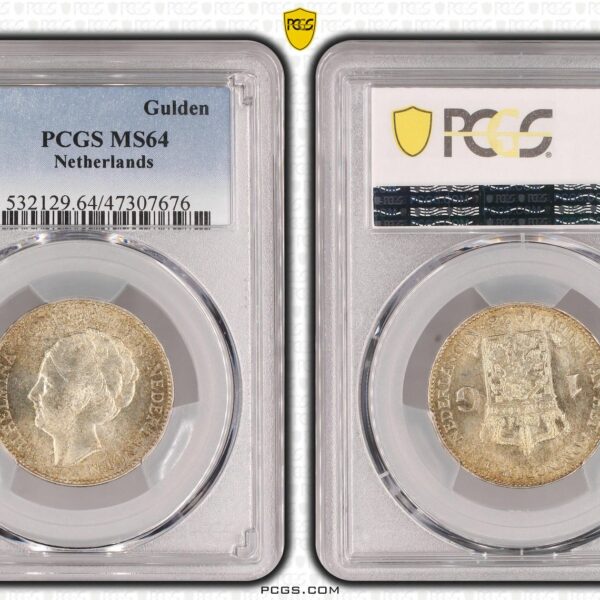 1 Gulden 1938 MS64 PCGS