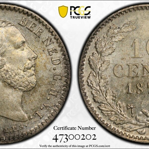 10 cent 1877 MS64 PCGS