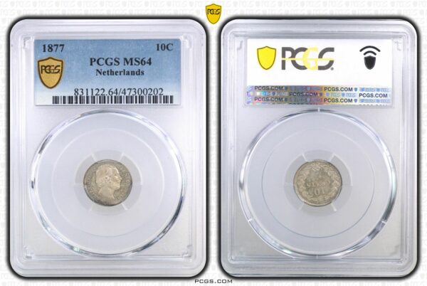 10 cent 1877 MS64 PCGS