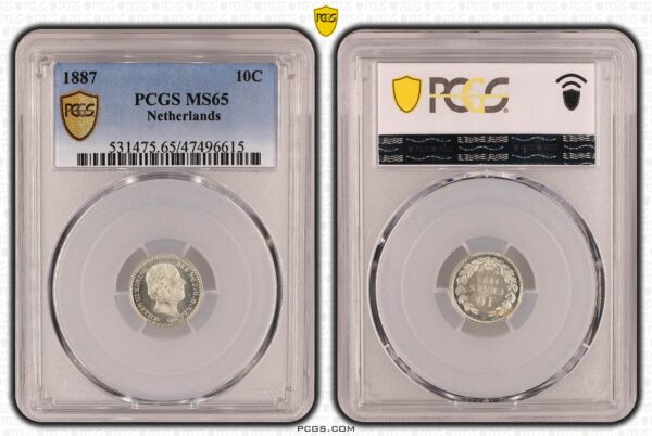 10 cent 1887 MS65 PCGS